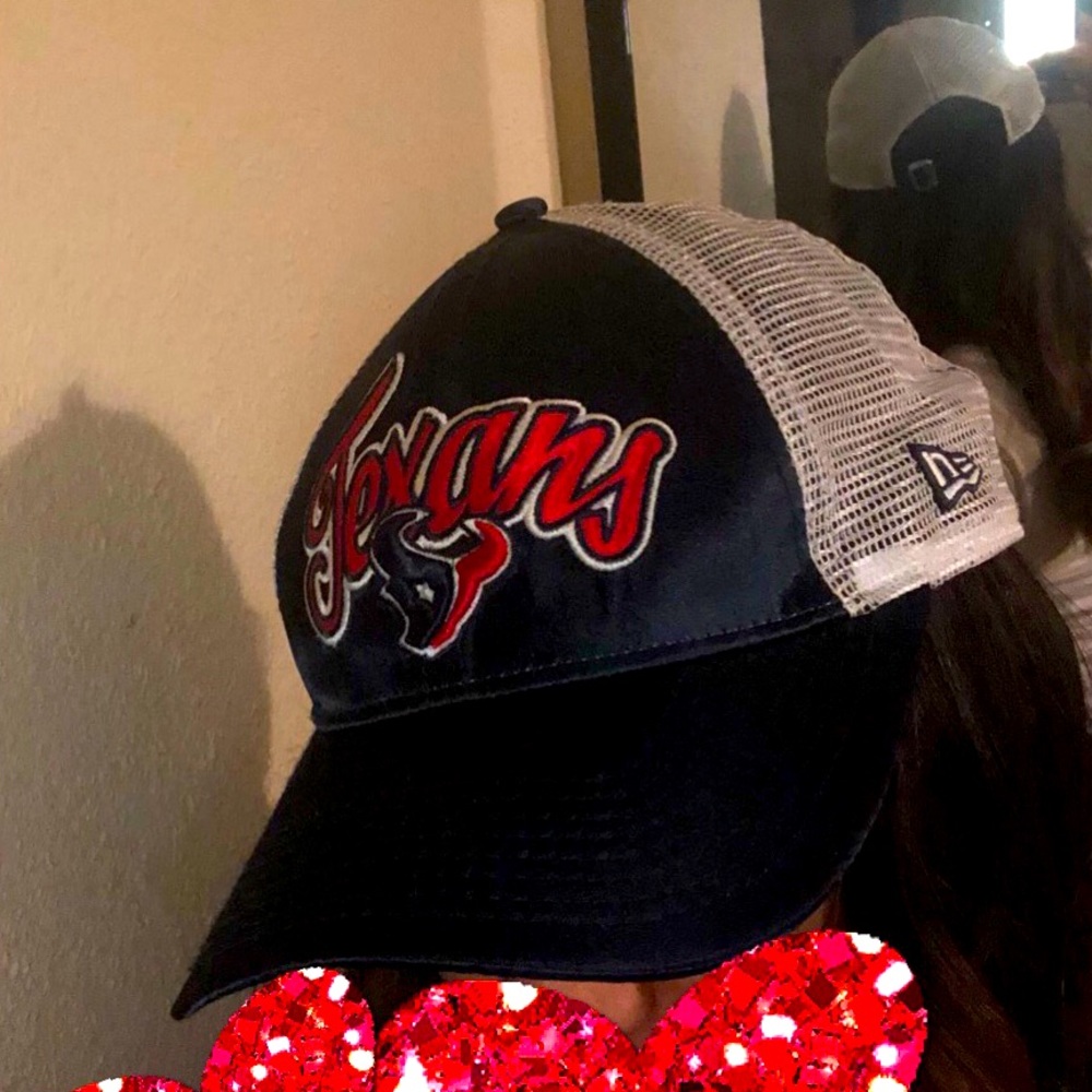 HOUSTON TEXANS NFL Football Red White Blue Cap Hat